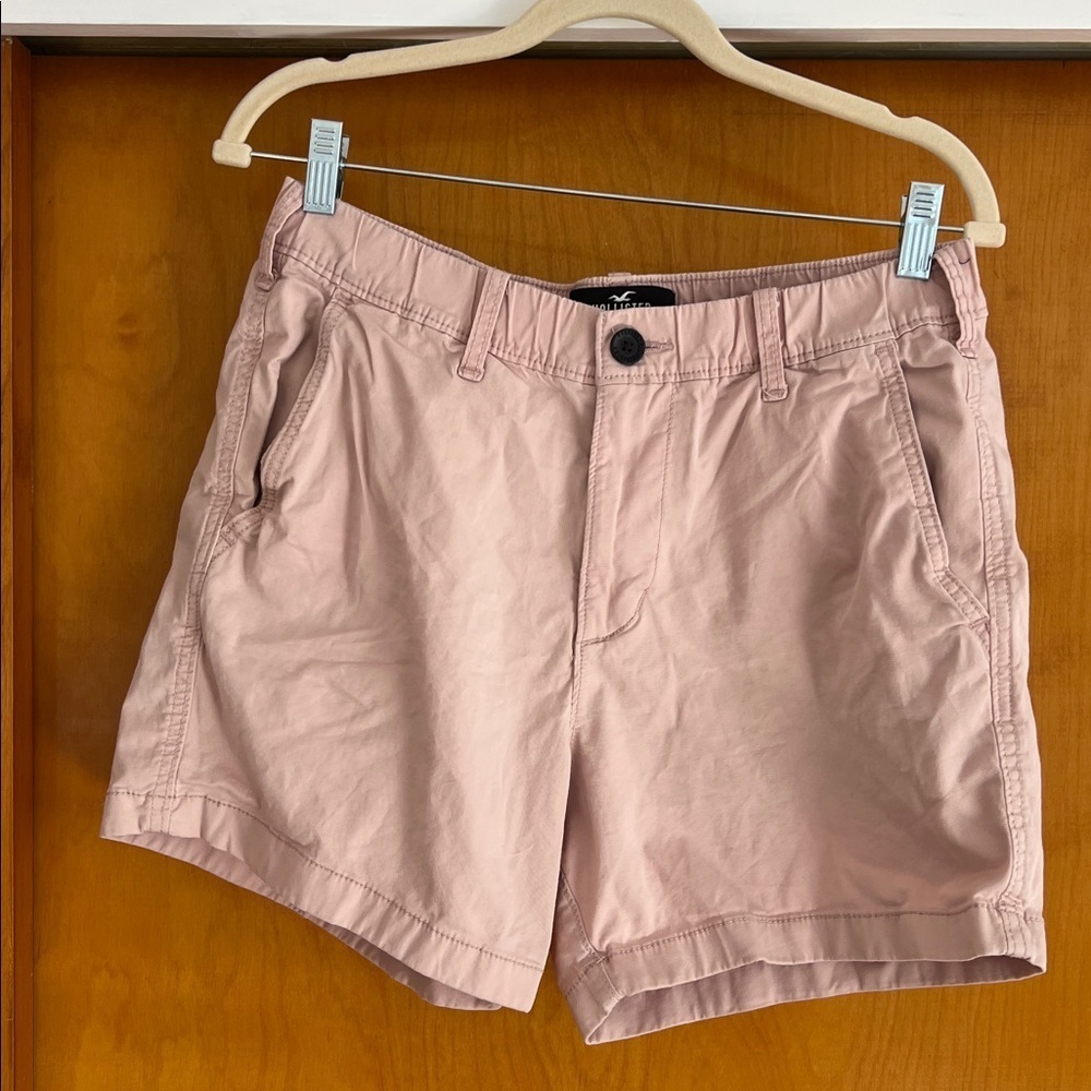 Hollister Men’s Light Pink Beach Prep Short 5” Inseam